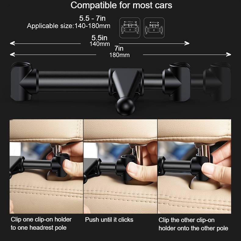 Car Tablet Holder Best Sellers Car Organizers Color : Black Car Tablet Holder Best Sellers Car Organizers Color : Black