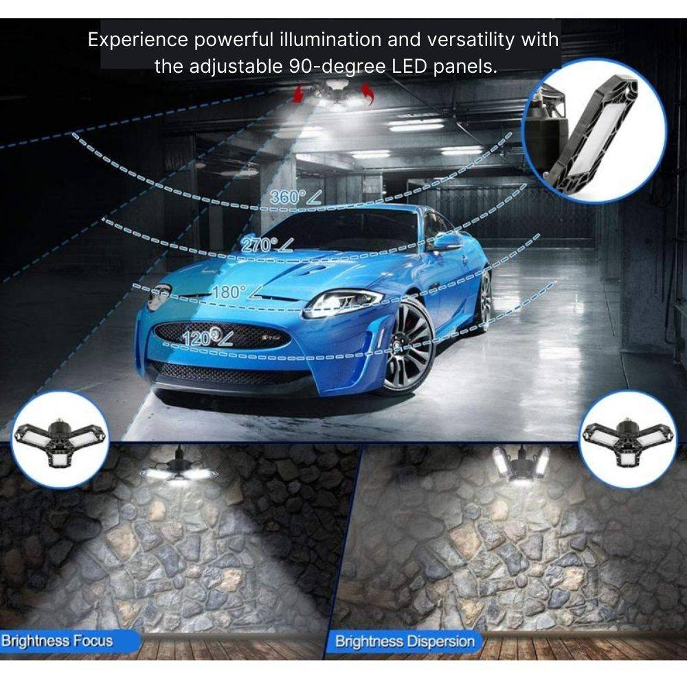 360º Triple Garage Light Car Repair & Specialty Tools Color : Blue|Black 360º Triple Garage Light Car Repair & Specialty Tools Color : Blue|Black